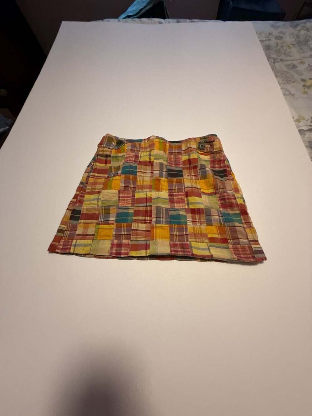 J.Crew Size 8 Patchwork Plaid Mini Skirt